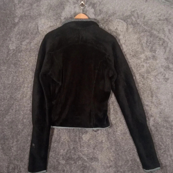 Patagonia lblack Fleece full zip jacket polartec size Medium women - Picture 4 of 11